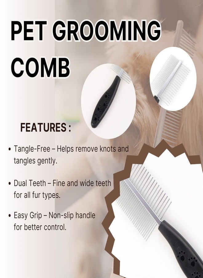 مجموعة ريجيس للعناية بالحيوانات الأليفة مع شامبو لمكافحة القراد والبراغيث، مقص أظافر احترافي، قفاز لإزالة الشعر الزائد، مشط معدني للكلاب والقطط، 200 مل (عبوة من 5 قطع) - Image 4